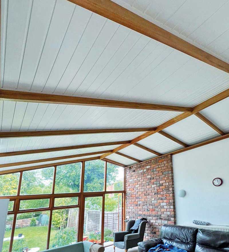 Conservatory roof insulation by Conservandsave