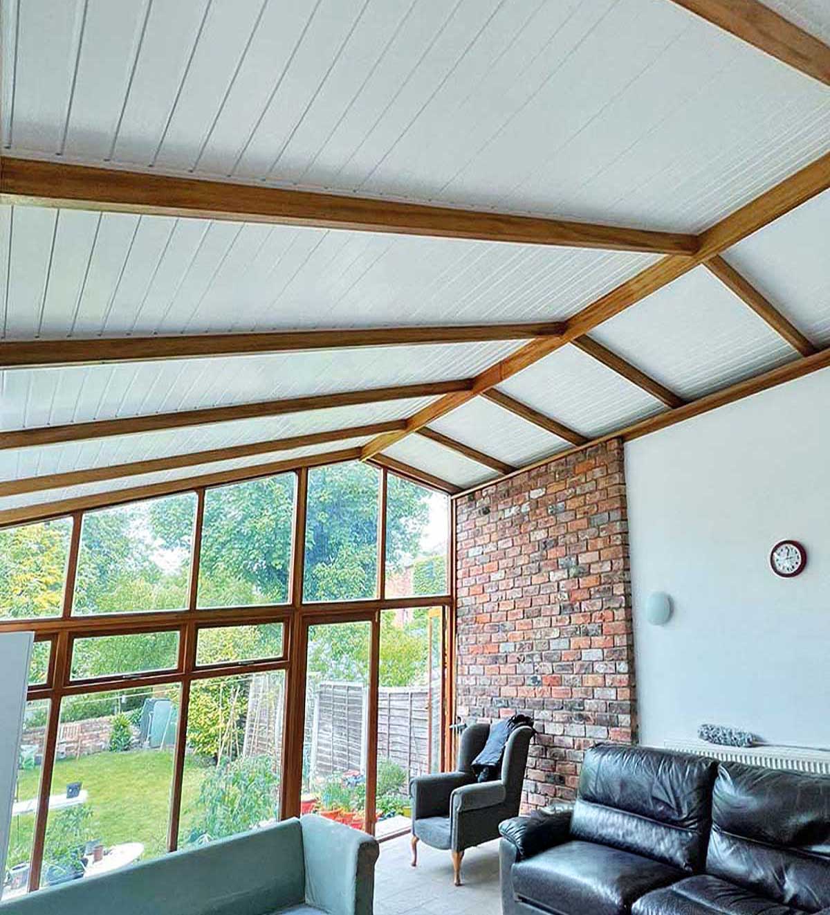 Conservatory roof insulation installed to keep your conservatory cooler in summer and warmer in winter