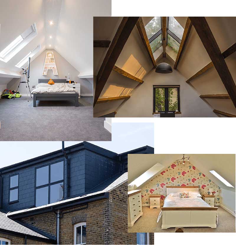 Loft conversion insulation to reduce summer heat
