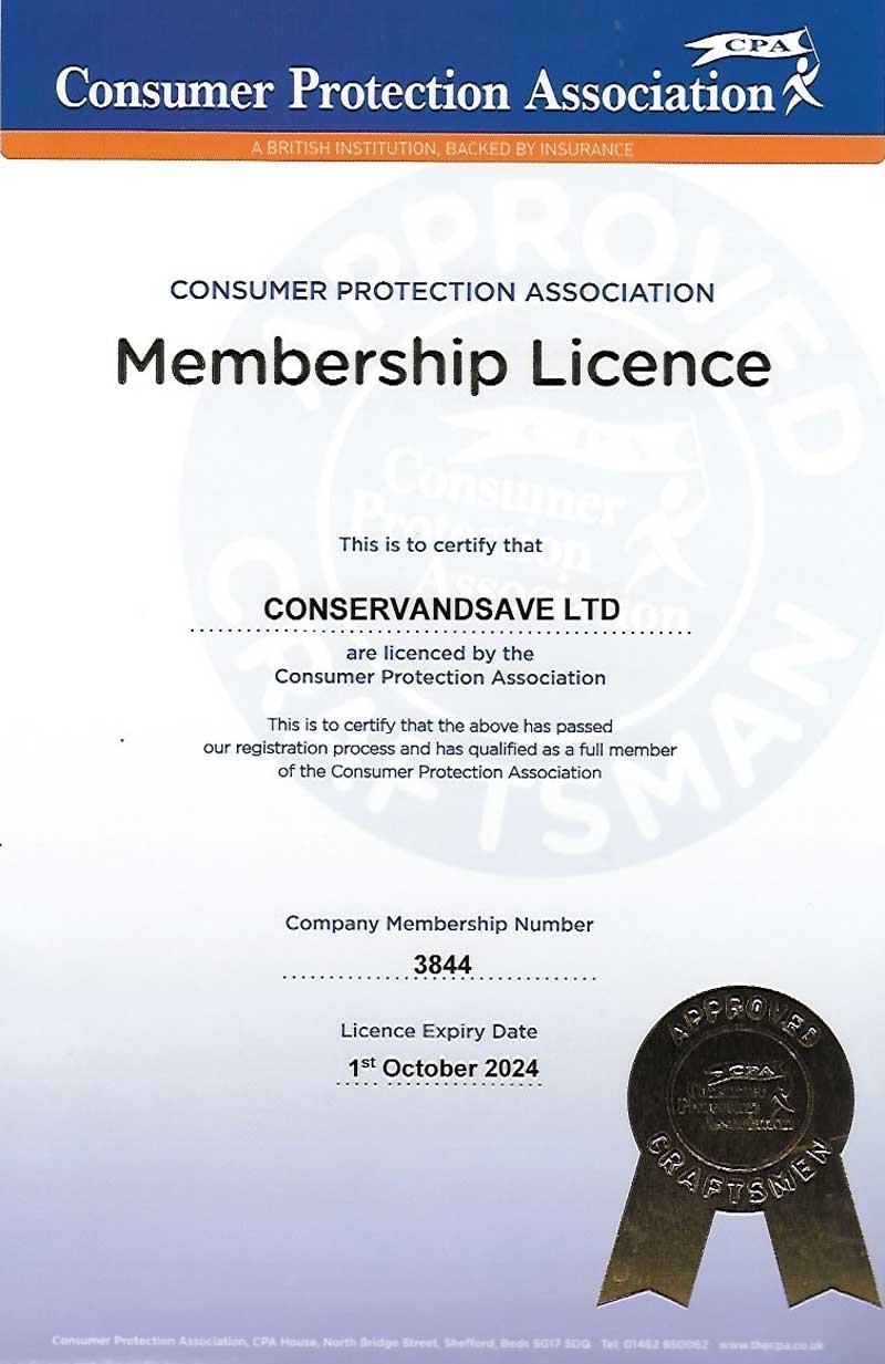 Consumer Protection Association Cerificate